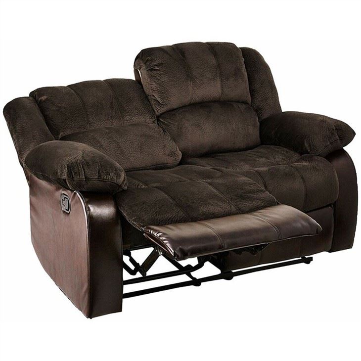 ফ্যাব্রিক PU চামড়া সামঞ্জস্যযোগ্য Recliner সোফা